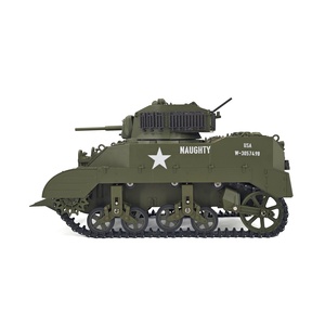 <span class=keywords><strong>Char</strong></span> léger USA M5A1 Stuart, modèle à l'échelle <span class=keywords><strong>1</strong></span>/16, 6-8 km, 2,4 GHz, tourelle rotative à 360 degrés, <span class=keywords><strong>char</strong></span> RC pour jouets RC et cadeaux pour amateurs, COOLBANK - Product Image 3