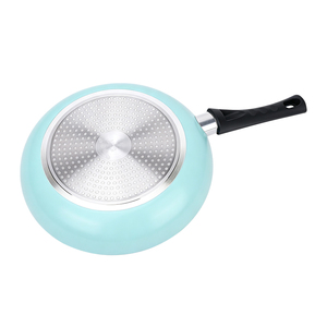 Wok antiadhésif triple couche, facile à nettoyer, résistant aux rayures, en aluminium, livraison rapide pour la cuisine à domicile - Product Image 3