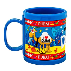 Заводская Прямая цена 3d пластиковая резиновая кружка чашка для детей подарок