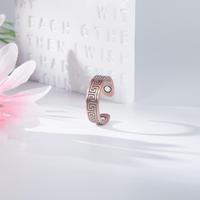 Anneau de pénis magnétique en cuivre rouge pur Energy Pure, cadeau de santé médicale, cadeau de fiançailles, cadeau d'anniversaire de mariage, coupe coussin