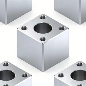 Bloc de fraisage et d'alésage CNC de haute précision en alliage d'aluminium pour prototypes de pièces automobiles, sans MOQ - Product Image 3