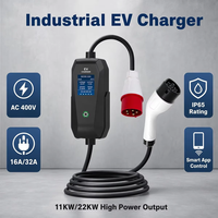 Chargeur EV portable 11 kW pour BYD, avec pochette de transport incluse, compatible coffre, gestion des câbles en TPU, en stock
