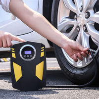 Compresseur d'air numérique portable 12V pour pneus de voiture, 150 PSI, arrêt automatique, lumière LED d'urgence, pompe à air pour pneus de voiture - Vente en gros