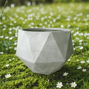 Maceta de hormigón para jardín, maceta China grande para flores al aire libre - Product Image 6