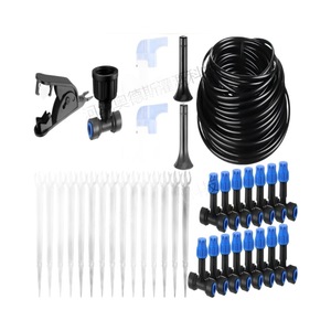 Kit d'irrigation goutte à goutte avec raccords rapides pour tuyaux de 1/2 pouce, système d'arrosage pour jardins, parterres de fleurs, serres, basse pression, efficace - Product Image 3
