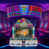 Kits de machines de jeux d'arcade, jeux à pièces, écran horizontal de 65 pouces, jeu de chasse au poisson guerrier sirène, jeu en espagnol, métal et plastique