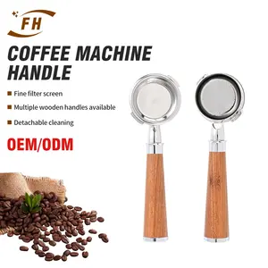 Gaggia özelleştirilmiş kahve kolu filtre 58mm dipsiz filtre Portafilter kahve makinesi