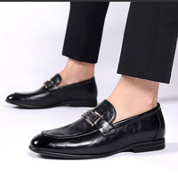 TPY0 Chaussure élégante pour homme, en cuir, de ville, décontractée, de créateur, formelle, style bateau italien, fabricant