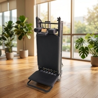 Reformer Pilates pliable compact Highwind à prix abordable pour usage domestique – Idéal pour le yoga, le Pilates et les exercices corporels – Machine Pilates peu encombrante