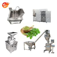 Industriële Theeverwerkingsmachine Fabriek Prijs Automatische Cassave Moringa Bladpoeder Slijpen Productielijn