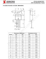 JSMSEMI-Transistor Triacs de 25A sin cierre, transistor de 25A, 12, 12, 12, 12, 30, 30, 30