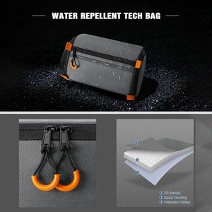 Bolsa Organizadora de Cables y Accesorios Electrónicos de Viaje, Personalizada de Fábrica, de Nailon y Poliéster, con Múltiples Compartimentos, Portátil - Product Image 4