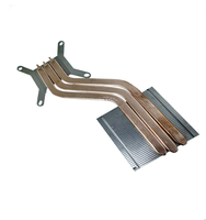 Refroidisseur de processeur en cuivre et aluminium à 3 caloducs, dissipateur thermique personnalisé pour PC tout-en-un, mini PC, radiateur de refroidissement intégré pour ordinateur