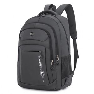 Mochila rígida de viaje para ordenador portátil, moderna y sencilla para hombre, resistente al agua con puerto USB personalizable. - Product Image 1