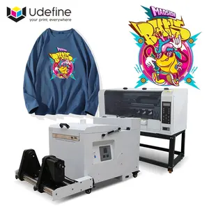 Udefine Mini 30cm DTF Drucker A3 Shirt Druckmaschine für kleine Unternehmen Bekleidungs druckerei