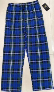 Cheap Price Home Wear <strong>Lounge</strong> <strong>Pants</strong> Casual Yummie Silky Fleece Sleep Trousers Custom <strong>Mens</strong> Printed Pajama Plaid <strong>Pants</strong> - Product Image 3