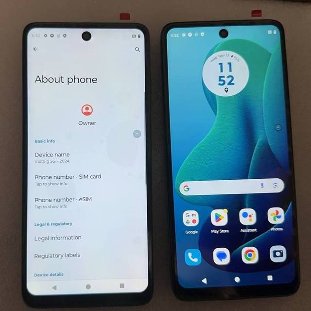 High Quality Official Used Moto G 5G 2024 US Version Mobile Phone with 6.8" Screen 4GB RAM 50MP Camera-Wholesale