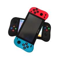 Console de jeu portable X19 Pro 5 pouces 8 Go 32 Go avec 6000 jeux gratuits pour Arcade Neogeo Mame Boutons colorés