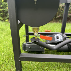 Tragbarer Edelstahl-Campingkocher mit Luftgebläse Altölbrenner für Outdoor-Kochen Heizen Auftauen - Product Image 5