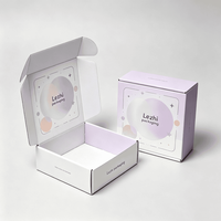 Cajas de Cartón Corrugado para Envío con Diseño de Impresión Personalizada, Cajas de Embalaje Ecológicas Compostables para Comercio Electrónico, Cajas de Correo