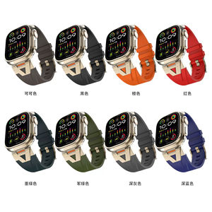 Correa de reloj inteligente azul estética de 22 mm y 41 mm para Panerai Apple Series 8 Nibosi Longiness Men. - Product Image 4