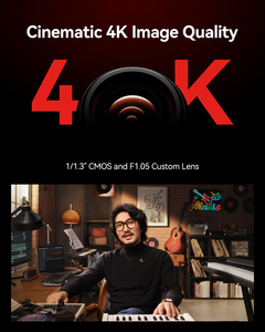 Cámara de Transmisión en Vivo Hollyland Venusliv, Lente Personalizada CMOS F1.05 de 1/1.3'', Salida de Video UVC 4K30p/60fps, Diseñada para Transmisión Continua 24/7, USB - Product Image 5