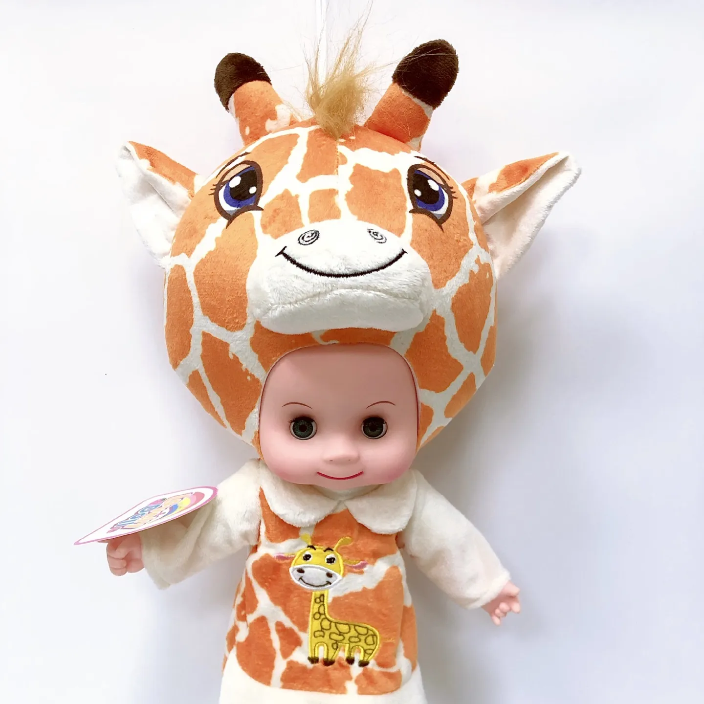 Boneka Musik Cantik 19 Inci, Mainan Boneka Binatang Berbeda Lucu untuk Bayi