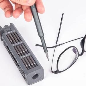 Jeu de tournevis de précision magnétique <span class=keywords><strong>professionnel</strong></span> avec poignée en alliage d'aluminium <span class=keywords><strong>pour</strong></span> la réparation de téléphones, de montres, d'ordinateurs portables et d'électronique - Product Image 4