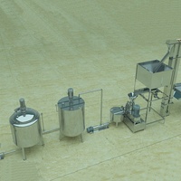 Ligne de production automatique multifonctionnelle de beurre de cacahuète et de tahini au sésame avec des machines de transformation laitière pour fruits et légumes