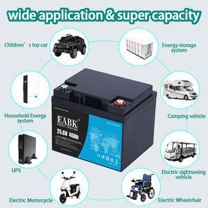 E-Bike Elektro roller Motorrad Ebike Lithium Batterie pack Ersatz 24V 40Ah LiFePO4 Batterie Lithium Ionen Batterie Pack - Product Image 6