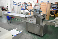 Skywin SK-530 haute capacité Biscuit Machine d'emballage oreiller Machine d'emballage flux Pack Machine pour Biscuit Cookie fabricant
