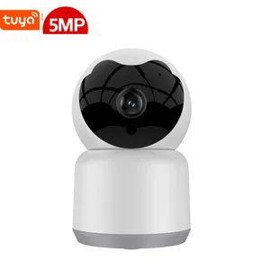 Tuya IP камера 5MP 1080P HD камера видеонаблюдения ночного видения Smart автоматическое слежение за двухстороннее аудио камера для домашней безопасности