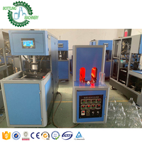 Máquina de Fabricación de Botellas de Plástico de 2 Cavidades y 600 BPH para Bebidas Carbonatadas, Refrescos, Agua con Gas, Yogur, Leche de Soya, de 3L, 5L, 7L, 8L, 9L y 10L
