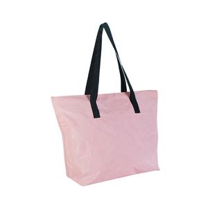 Custom Fashion Trendy Reusable Tyvek Beach Waterproof Eco-Friendly Lady Tote <b>Bag</b> with Zipper Closure for <b>Women</b> - Product Image 2