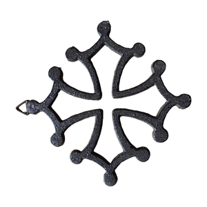 Plaque murale décorative en fonte de différentes tailles, France Occitanie, <span class=keywords><strong>Croix</strong></span> Rouge, Décoration régionale, 15 cm - Product Image 3