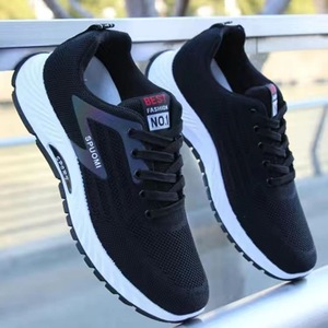 Chaussures de sport décontractées pour hommes en maille respirante, tendance, vente directe usine, chaussures de marche et de course <span class=keywords><strong>Flyknit</strong></span> pour hommes - Product Image 5
