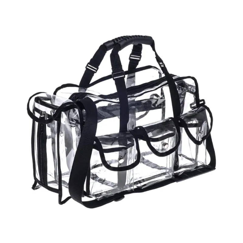 กระเป๋าเครื่องสำอาง PVC กันน้ำซักได้สำหรับเดินทาง