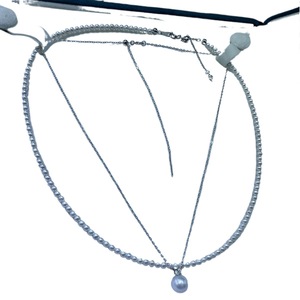 Freshwater Pearl Necklace 3-3.5mm & 8.5-9mm Sterling Silver <b>Queen</b> Pendant Layered Collarbone Chain Fine Jewelry <b>Gift</b> Set - Product Image 5