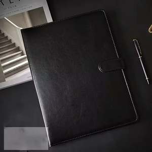 <b>A4</b> Padfolio PU Leather Portfolio Organizer PU File <b>Document</b> <b>Folder</b> With Wirting Pad <b>Folder</b> - Product Image 1