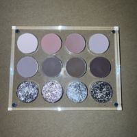 Palette d'ombres à paupières personnalisée 12pan Matte Multichrome Duochrome Metallic Glitter Shades Maquillage des yeux