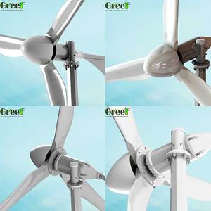 1 кВт 2 кВт 3 кВт 5 кВт 10 кВт ветряная турбина с горизонтальной осью, простая установка с автономной сеткой - Product Image 5