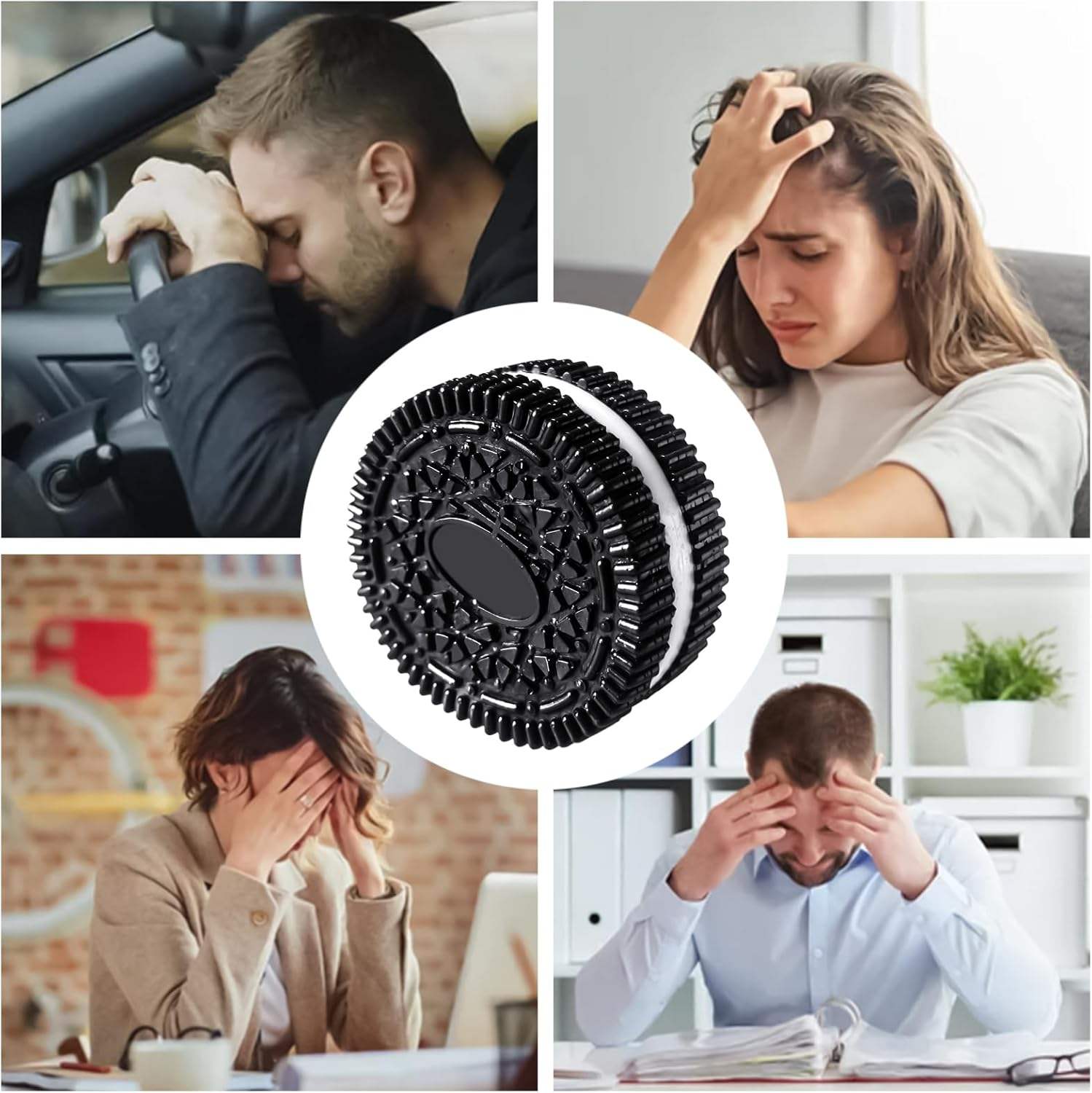 Soft Silicone Stress Relief Squishy Toy Stress Reliever Dimple Squeeze Fidget Sensory Toys for Kids Gift