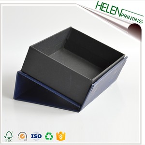 Caja de Joyería Personalizada de Alta Calidad con Cierre Magnético Ecológico, Empaque de Cartón con Papel Dorado para Cosméticos, Laminación Mate - Product Image 3