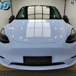 Venta al por mayor PET HD brillo cristal niebla azul fundido vinilo 1.52X1 8M/5X60FT un rollo completo tamaño fábrica PET TPU coche envoltura pegatinas - Product Image 1