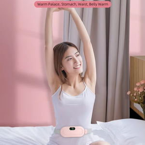 เข็มขัดประคบร้อนสำหรับเด็กอ่อน ขนาดเล็ก ยืดหยุ่น อุ่นสบาย 3 ระดับความร้อนและนวด 50-60 องศา สีชมพู พร้อมฟังก์ชั่นตั้งเวลา พกพาสะดวก - Product Image 3