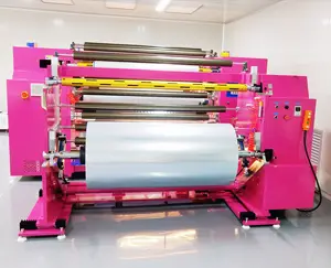 Jumbo laminasyon PET rulo yayın filmi rulo dilme sarma makinası kesme makinası
