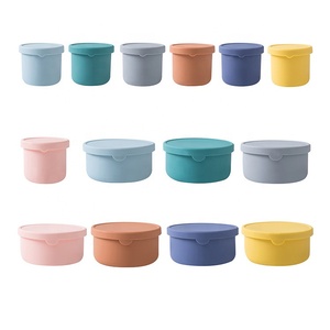 250ML/700MLネスティングシリコンランチフード収納ボックスコンテナハードシェル気密食器洗い機および冷凍庫セーフ - Product Image 6