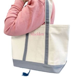 Tote Canvas <b>Bag</b> with Colorful Letter Pattern Handle Fashionable College and Shopping <b>Bag</b> - Product Image 4