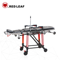 Chaise-brancard d'urgence pliable pour ambulance hospitalière, chaise bariatrique en alliage d'aluminium, capacité de charge 320 kg