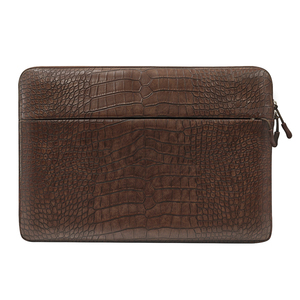 13/14/15/<span class=keywords><strong>16</strong></span> pulgadas Business Brown Crocodile PU Leather Laptop Sleeve Document Bag Maletín <span class=keywords><strong>para</strong></span> <span class=keywords><strong>Macbook</strong></span> Air <span class=keywords><strong>Pro</strong></span> Computer - Product Image 1